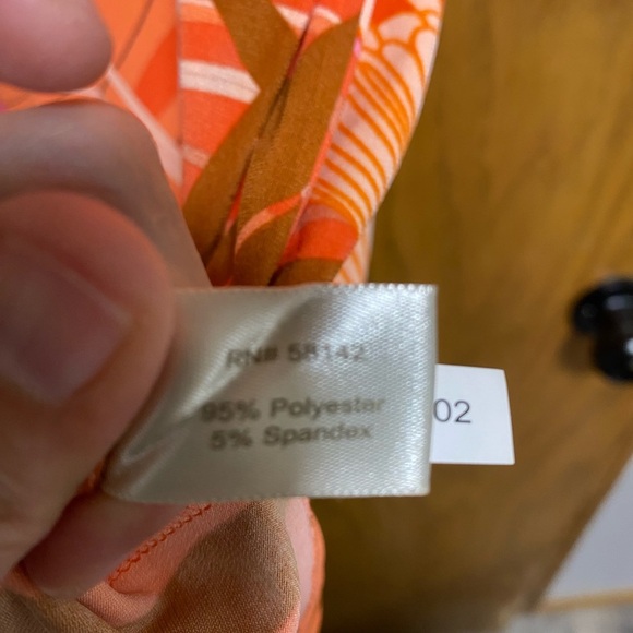 Boston Proper Women's Orange Dress - Sz 0 EUC - Picture 2 of 7